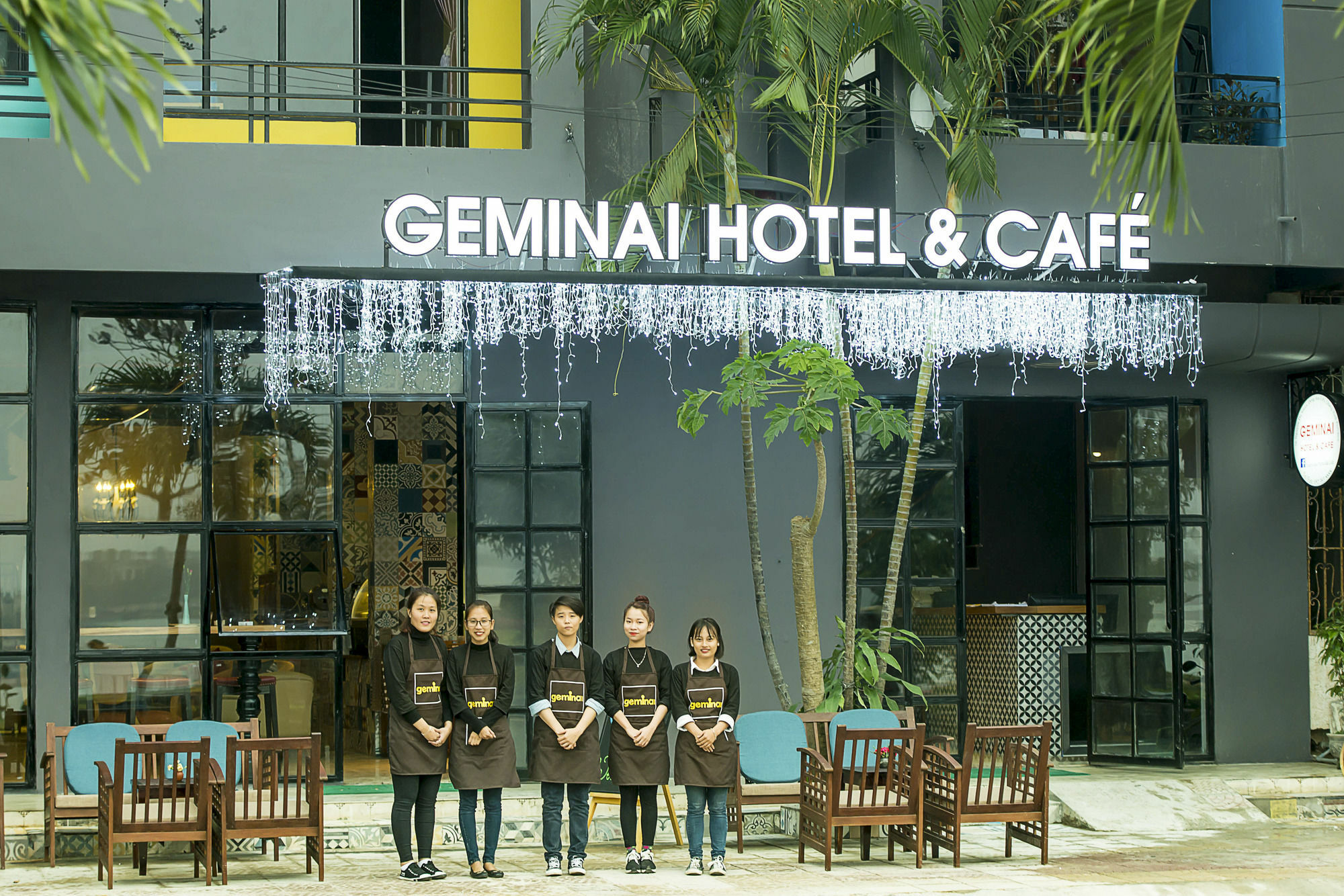 Geminai Hotel&Café Dong Hoi Kültér fotó